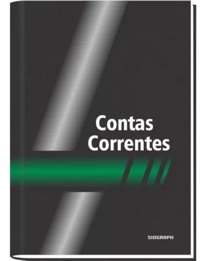LIVRO CONTAS CORRENTES 50FL 215X315 SIDGRAPH Ellos Papelaria
